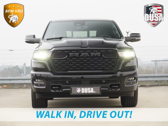 Dodge 1500 RAM | Bighorn | 3.0L I6 Hurricane | Crew Cab | 4X4 | Stuur/stoel verwarming | Night edition Getoonde accessoires zijn verkrijgbaar tegen meerprijs