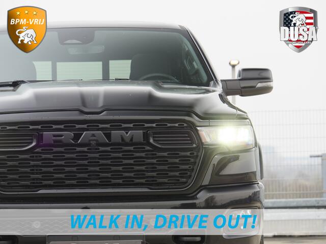 Dodge 1500 RAM | Bighorn | 3.0L I6 Hurricane | Crew Cab | 4X4 | Stuur/stoel verwarming | Night edition Getoonde accessoires zijn verkrijgbaar tegen meerprijs