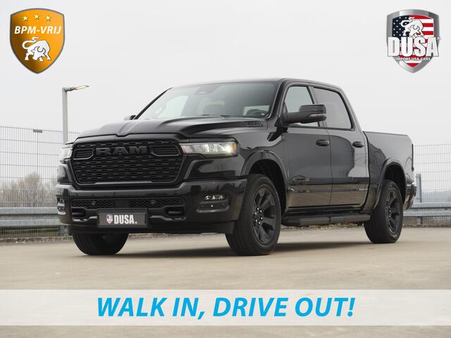 Dodge 1500 RAM | Bighorn | 3.0L I6 Hurricane | Crew Cab | 4X4 | Stuur/stoel verwarming | Night edition Getoonde accessoires zijn verkrijgbaar tegen meerprijs