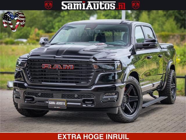 Dodge 1500 RAM Night Premium | Full Option | De Meest Luxe Pick-Up in zijn Klasse | Comfortabele Dubbele Cabine met Royale 5 Zitplaatsen | BPM vrij | Nu Leverbaar uit Voorraad | Voorraad Nr 2287 - 3384