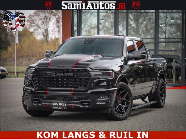 Dodge 1500 Ram Limited Night H.O 540HP 706Nm | Massage + Full Option | De Meest Luxe en Volle Pick-Up in zijn Klasse | Comfortabele Dubbele Cabine met Royale 5 Zitplaatsen | BPM vrij | Nu Leverbaar uit Voorraad | Voorraad Nr 2334 - 5409