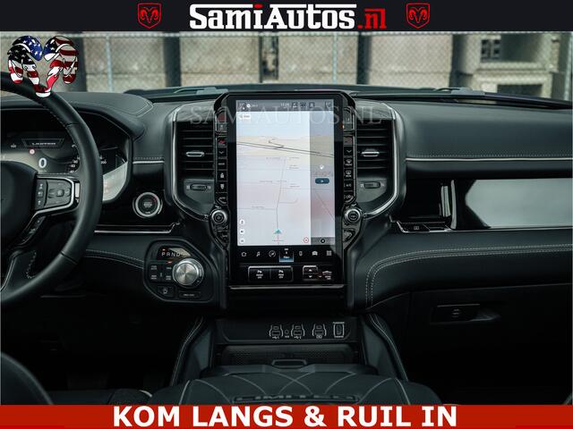 Dodge 1500 Ram Limited Night H.O 540HP 706Nm | Massage + Full Option | De Meest Luxe en Volle Pick-Up in zijn Klasse | Comfortabele Dubbele Cabine met Royale 5 Zitplaatsen | BPM vrij | Nu Leverbaar uit Voorraad | Voorraad Nr 2295 - 8559