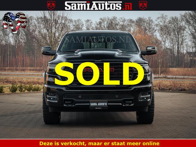 Dodge 1500 RAM Night Premium | Full Option | De Meest Luxe Pick-Up in zijn Klasse | Comfortabele Dubbele Cabine met Royale 5 Zitplaatsen | BPM vrij | Nu Leverbaar uit Voorraad | Voorraad Nr 2200 - 0886