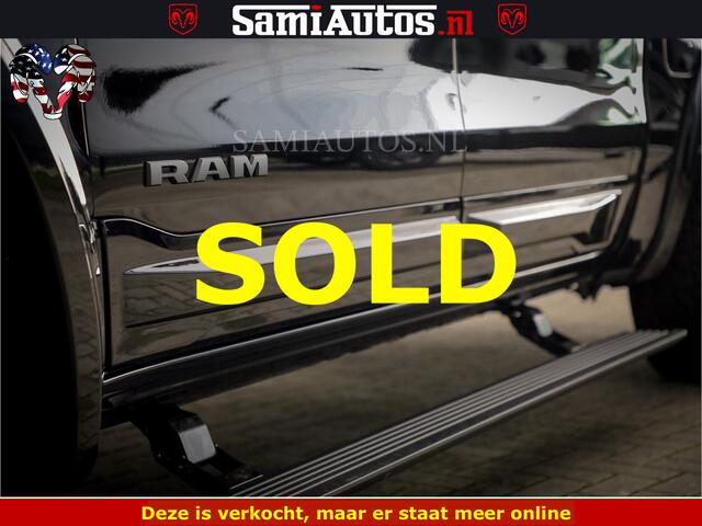 Dodge 1500 RAM Night Premium | Full Option | De Meest Luxe Pick-Up in zijn Klasse | Comfortabele Dubbele Cabine met Royale 5 Zitplaatsen | BPM vrij | Nu Leverbaar uit Voorraad | Voorraad Nr 2200 - 0886
