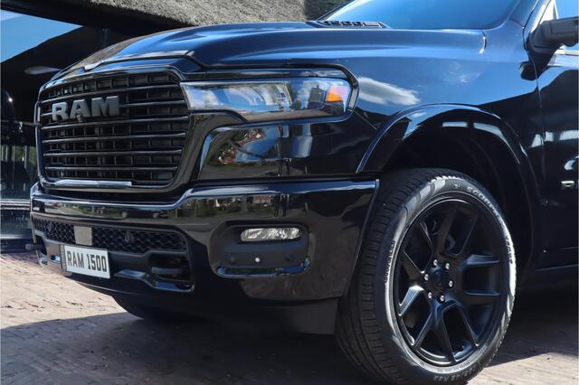 Dodge 1500 Ram 2025 3.0L HURRICANE LARAMIE Night Premium | BPM VRIJ | NIEUW | Panoramadak | Luchtvering