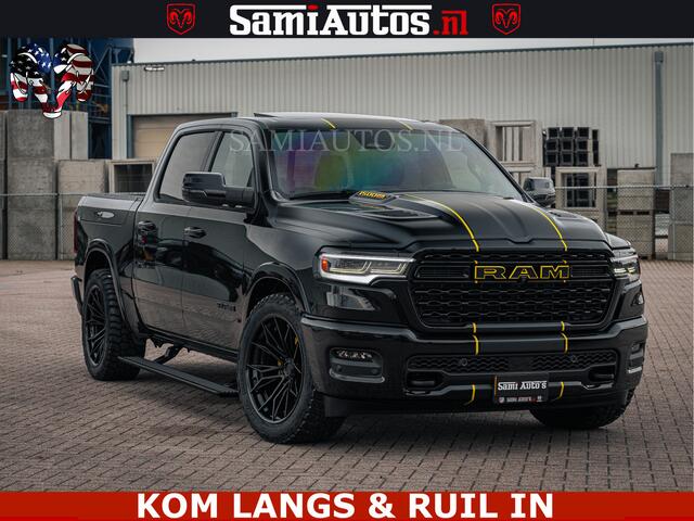 Dodge 1500 Ram LIMITED 5.7 V8 HEMI | Massage + Full Option | De Meest Luxe en Volle Pick-Up in zijn Klasse | Comfortabele Dubbele Cabine met Royale 5 Zitplaatsen | Voorraad Nr 100100 | PRIJS INCL BPM | LEVERTIJD Q3 |Voorraad Nr 100400