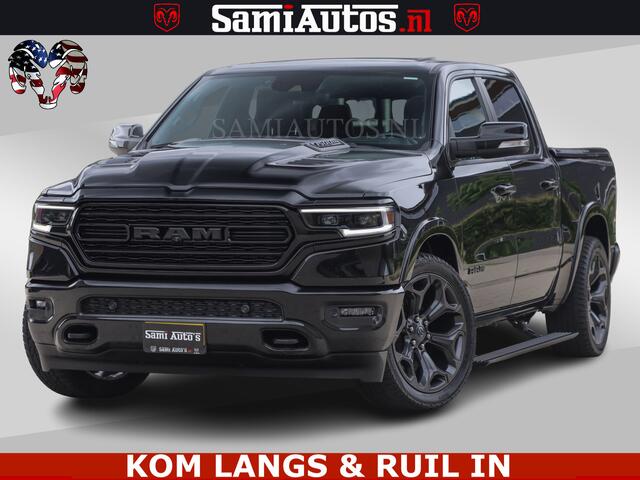 Dodge 1500 Ram LIMITED NIGHT | BOM VOL | HUD | MWK | LUCHTVERING | PANODAK | 5.7 V8 HEMI 402PK | DC | DUBBELE CABINE | 5 PERSOONS | GRIJSKENTEKEN PICK UP | DASHCAM | ALARM | OPEN UITLAAT KLEP | | De specialist in Amerikaanse pick-ups in Nederland en Europa.