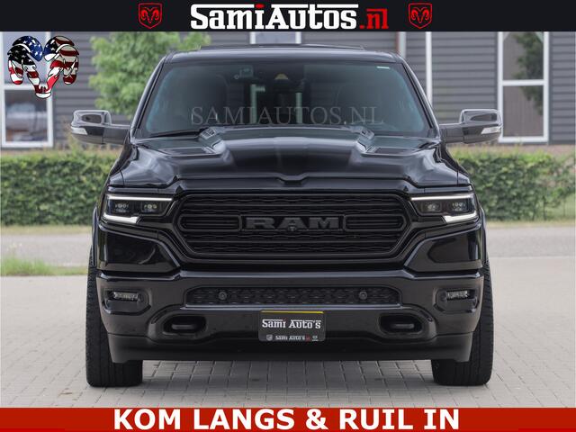 Dodge 1500 Ram LIMITED NIGHT | BOM VOL | HUD | MWK | LUCHTVERING | PANODAK | 5.7 V8 HEMI 402PK | DC | DUBBELE CABINE | 5 PERSOONS | GRIJSKENTEKEN PICK UP | DASHCAM | ALARM | OPEN UITLAAT KLEP | | De specialist in Amerikaanse pick-ups in Nederland en Europa.