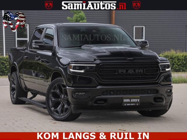 Dodge 1500 Ram LIMITED NIGHT | BOM VOL | HUD | MWK | LUCHTVERING | PANODAK | 5.7 V8 HEMI 402PK | DC | DUBBELE CABINE | 5 PERSOONS | GRIJSKENTEKEN PICK UP | DASHCAM | ALARM | OPEN UITLAAT KLEP | | De specialist in Amerikaanse pick-ups in Nederland en Europa.