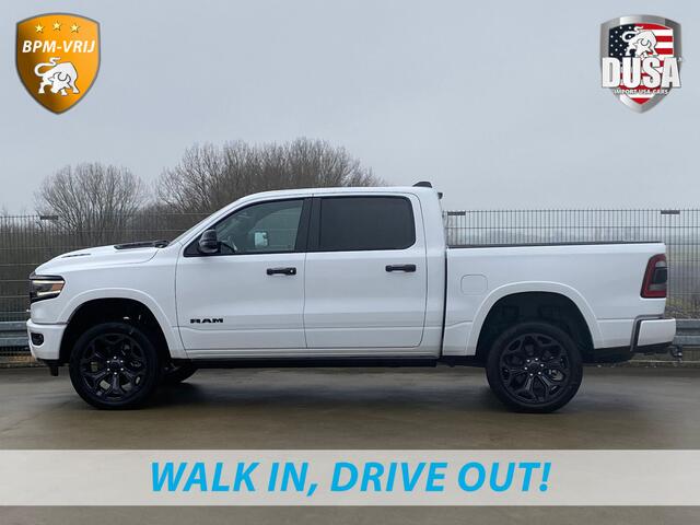 Dodge 1500 Ram | Limited | 5.7L HEMI | 4X4 Night Edition | Panoramadak | Luchtvering | BPM VRIJ Getoonde accessoires zijn verkrijgbaar tegen meerprijs