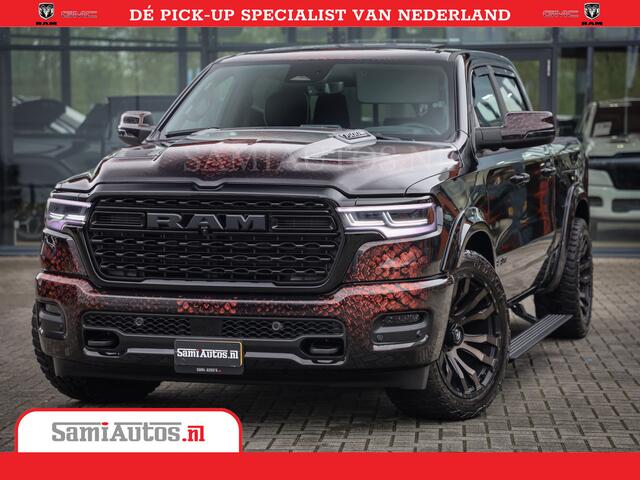 Dodge RAM PICKUP COBRA EDITION | All-In Prijs | 1500 Limited Night High Output 540HP 706Nm | Massage + Full Option | De Meest Luxe en Volle Pick-Up in zijn Klasse | Comfortabele Dubbele Cabine met Royale 5 Zitplaatsen | BPM vrij | Nu Leverbaar uit Voorraad | Voorraad Nr 2