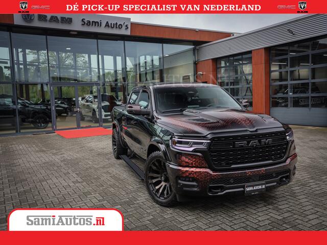 Dodge RAM PICKUP COBRA EDITION | All-In Prijs | 1500 Limited Night High Output 540HP 706Nm | Massage + Full Option | De Meest Luxe en Volle Pick-Up in zijn Klasse | Comfortabele Dubbele Cabine met Royale 5 Zitplaatsen | BPM vrij | Nu Leverbaar uit Voorraad | Voorraad Nr 2