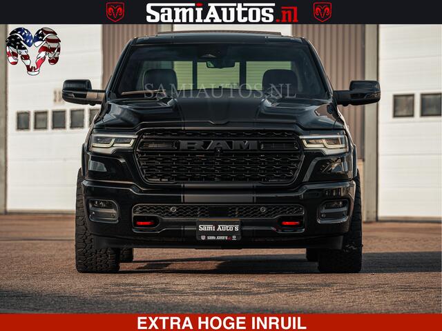 Dodge RAM PICKUP Limited SPORT H.O 540HP 706Nm | Massage + Full Option | De Meest Luxe en Volle Pick-Up in zijn Klasse | Comfortabele Dubbele Cabine met Royale 5 Zitplaatsen | BPM vrij | Nu Leverbaar uit Voorraad | Voorraad Nr 2348 - 5158