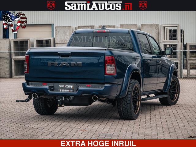 Dodge RAM PICKUP SPORT | 5.7 V8 4x4 HEMI | PANORAMA DAK | GROOTSCHEM 12 INCH | LPG | Patriot Blue CREW CAB | DUBBELE CABINE | 5 PERSOONS | DC | VOORRAAD NR 2557 - 3328