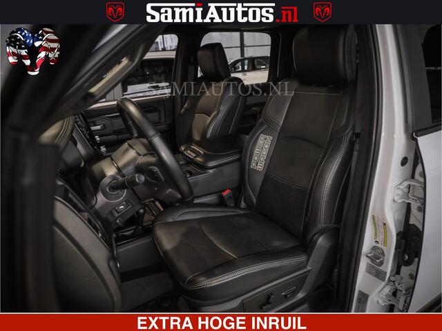 Dodge RAM PICKUP POWER WAGON | 6 PERSOONS | 6.4 V8 4X4 | ADAPTIVE | FULL LED | TREK LIER | OPEN DAK | 6.4F BAK | 3500KG | CAMERA V+A | SPER DIFF | TWO TONE UITVOERING | ALARM | VOLLE UITVOERING |