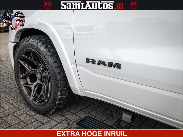 Dodge RAM PICKUP LIMITED H.O 540PK 706Nm | Massage + Full Option | De Meest Luxe en Volle Pick-Up in zijn Klasse | Comfortabele Dubbele Cabine met Royale 5 Zitplaatsen | BPM vrij | Nu Leverbaar uit Voorraad | Voorraad Nr 2298 - 7479