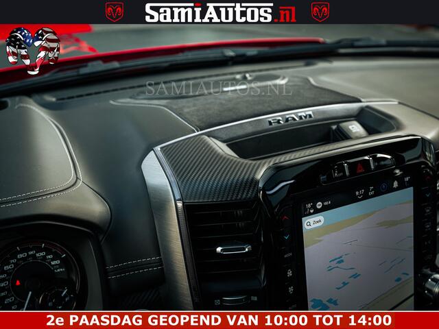 Dodge RAM PICKUP TRX HELLCAT | 6.2 V8 702PK | FLAME RED | BOM VOL | CARBON | RAMBAR | HUD | LPG | BEAD-LOCK WHEELS | CREW CAB 5 PERSOONS | BEDRIJFS AUTO DUBBELE CABINE DC |