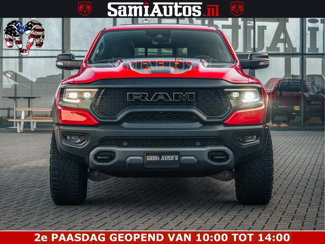 Dodge RAM PICKUP TRX HELLCAT | 6.2 V8 702PK | FLAME RED | BOM VOL | CARBON | RAMBAR | HUD | LPG | BEAD-LOCK WHEELS | CREW CAB 5 PERSOONS | BEDRIJFS AUTO DUBBELE CABINE DC |