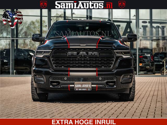 Dodge RAM PICKUP HULK Pack | Limited Night H.O 540HP 706Nm | Massage + Full Option | De Meest Luxe en Volle Pick-Up in zijn Klasse | Hulk Pack is meer prijs | Comfortabele Dubbele Cabine met Royale 5 Zitplaatsen | BPM vrij | Nu Leverbaar uit Voorraad | Voorraad Nr 2353 - 