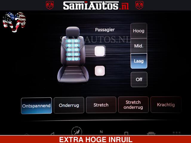 Dodge RAM PICKUP Limited Night High Output 540HP 706Nm | Massage + Full Option | De Meest Luxe en Volle Pick-Up in zijn Klasse | Comfortabele Dubbele Cabine met Royale 5 Zitplaatsen | BPM vrij | Nu Leverbaar uit Voorraad | Voorraad Nr 2300 - 7689