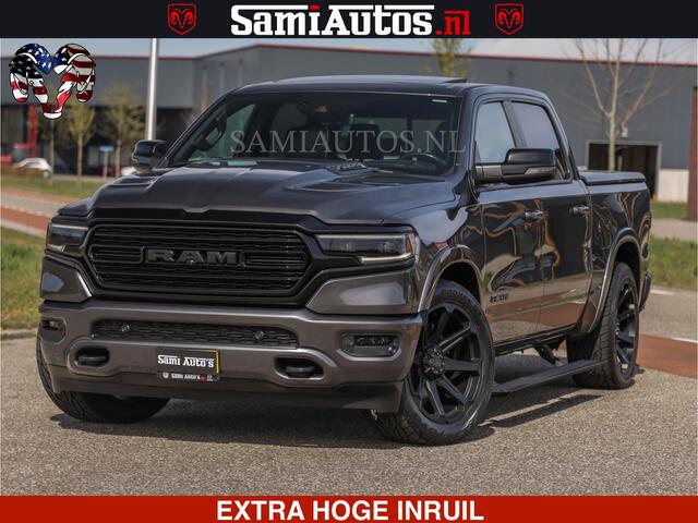Dodge RAM PICKUP LIMITED | 5.7 V8 HEMI 402PK | TUFF WIELEN | MEEST VOLLE LIMITED | PRACHTIGE KLEUR GRANITE CRYSTAL PEARL | CREW CAB | DUBBELE CABINE DC 5 PERSOONS | CREW CAB 5 PERSOONS | DUBBELE CABINE DC | MEEST ROYALE EN COMFORTABELE BEDRIJFSAUTO | HEAD-UP | LUCHTVERING