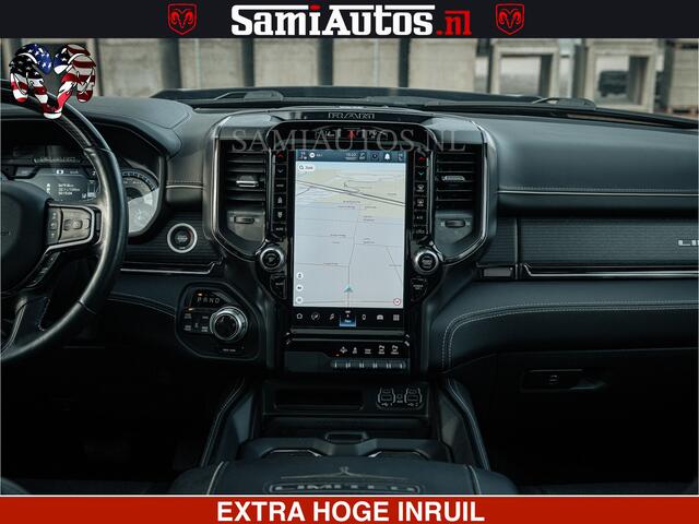 Dodge RAM PICKUP LIMITED | 5.7 V8 HEMI 402PK | TUFF WIELEN | MEEST VOLLE LIMITED | PRACHTIGE KLEUR GRANITE CRYSTAL PEARL | CREW CAB | DUBBELE CABINE DC 5 PERSOONS | CREW CAB 5 PERSOONS | DUBBELE CABINE DC | MEEST ROYALE EN COMFORTABELE BEDRIJFSAUTO | HEAD-UP | LUCHTVERING