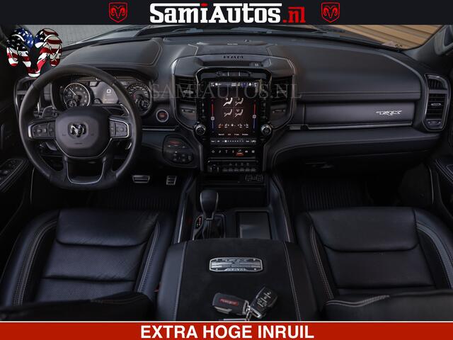 Dodge RAM PICKUP TRX HELLCAT | 6.2 V8 712PK SUPERCHARGER | FULLY LOADED | CARBON | BLACK ON BLACK | CREW CAB | DUBBELE CABINE | 5 PERSOONS |
