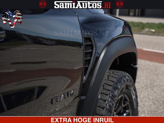 Dodge RAM PICKUP TRX HELLCAT | 6.2 V8 712PK SUPERCHARGER | FULLY LOADED | CARBON | BLACK ON BLACK | CREW CAB | DUBBELE CABINE | 5 PERSOONS |