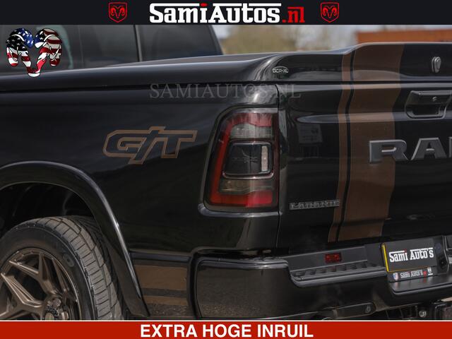 Dodge RAM PICKUP GT EDITION | TRX PACK | 5.7 V8 HEMI | BRONZE LINE | LUCHT VERING | VITUAL | ADAPTIVE CRUISE | PANORAMADAK | MEGA DIK | Comfortabele Dubbele Cabine met Royale 5 Zitplaatsen | DC |