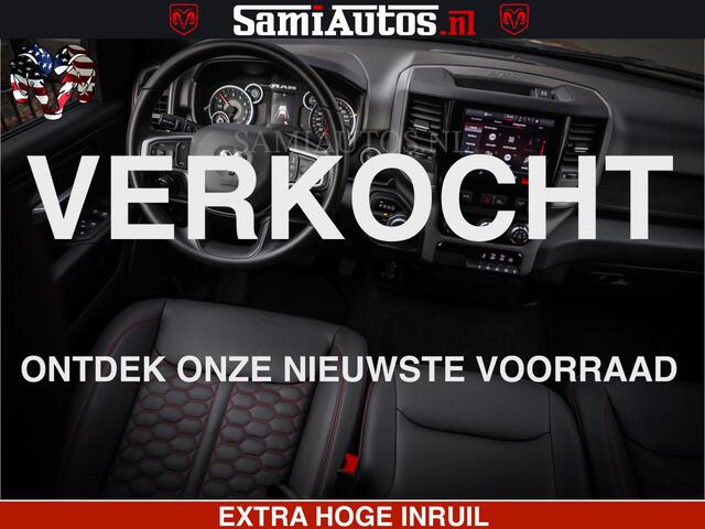 Dodge RAM PICKUP RS LEDER RODE STIKSELS | 6 PERSOONS | 420Pk 636Nm | Pick-Up | Comfortabele Dubbele Cabine met Royale 6 Zitplaatsen | BPM vrij | Nu Leverbaar uit Voorraad | Voorraad Nr 2217- 2911