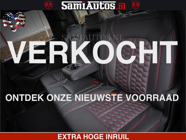 Dodge RAM PICKUP RS LEDER RODE STIKSELS | 6 PERSOONS | 420Pk 636Nm | Pick-Up | Comfortabele Dubbele Cabine met Royale 6 Zitplaatsen | BPM vrij | Nu Leverbaar uit Voorraad | Voorraad Nr 2217- 2911