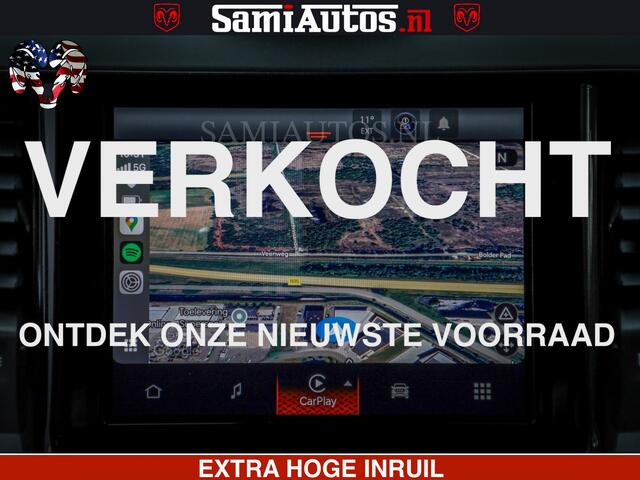 Dodge RAM PICKUP RS LEDER RODE STIKSELS | 6 PERSOONS | 420Pk 636Nm | Pick-Up | Comfortabele Dubbele Cabine met Royale 6 Zitplaatsen | BPM vrij | Nu Leverbaar uit Voorraad | Voorraad Nr 2217- 2911