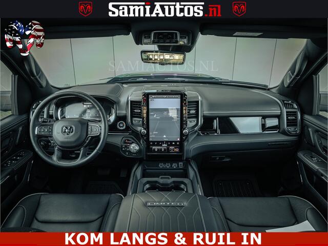 Dodge RAM PICKUP Limited Night H.O 540HP 706Nm | Massage + Full Option | De Meest Luxe en Volle Pick-Up in zijn Klasse | Comfortabele Dubbele Cabine met Royale 5 Zitplaatsen | BPM vrij | Nu Leverbaar uit Voorraad | Voorraad Nr 2328 - 5157