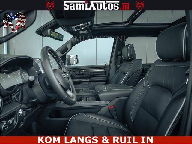 Dodge RAM PICKUP Limited Night H.O 540HP 706Nm | Massage + Full Option | De Meest Luxe en Volle Pick-Up in zijn Klasse | Comfortabele Dubbele Cabine met Royale 5 Zitplaatsen | BPM vrij | Nu Leverbaar uit Voorraad | Voorraad Nr 2328 - 5157