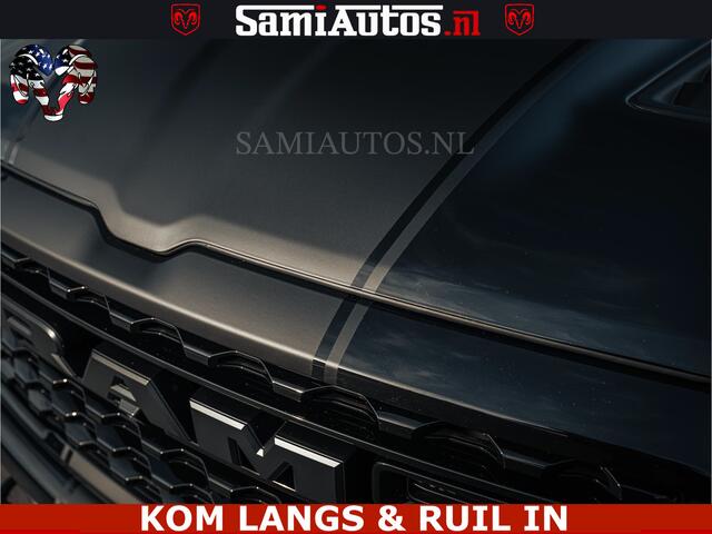 Dodge RAM PICKUP Limited Night H.O 540HP 706Nm | Massage + Full Option | De Meest Luxe en Volle Pick-Up in zijn Klasse | Comfortabele Dubbele Cabine met Royale 5 Zitplaatsen | BPM vrij | Nu Leverbaar uit Voorraad | Voorraad Nr 2328 - 5157