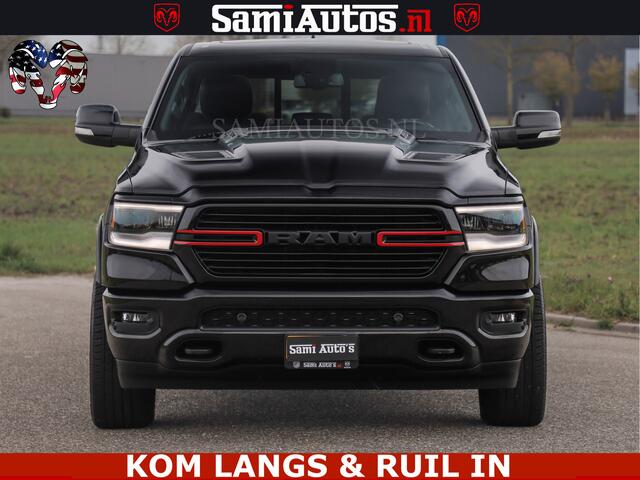 Dodge RAM PICKUP BLACK OPS | 5.7 V8 4x4 | SPORT NIGHT EDITION | PANORAMA DAK | COMFORT STOELEN | 22 INCH WIELEN | OPEN UITLAAT KLEP ELEKTR | CREW CAB 5 ZIT PLAATSEN | DUBBELE CABINE | DC | Eerste Eigenaar | Origineel Nederlandse auto |