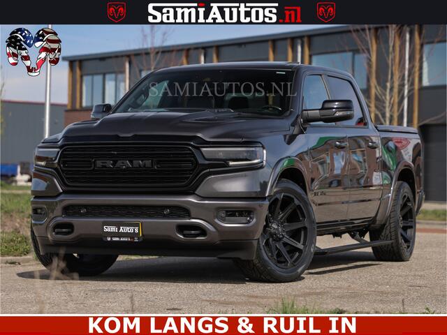 Dodge RAM PICKUP LIMITED | 5.7 V8 HEMI 402PK | TUFF WIELEN | MEEST VOLLE LIMITED | PRACHTIGE KLEUR GRANITE CRYSTAL PEARL | CREW CAB | DUBBELE CABINE DC 5 PERSOONS | CREW CAB 5 PERSOONS | DUBBELE CABINE DC | MEEST ROYALE EN COMFORTABELE BEDRIJFSAUTO | HEAD-UP | LUCHTVERING