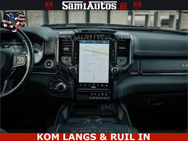 Dodge RAM PICKUP LIMITED | 5.7 V8 HEMI 402PK | TUFF WIELEN | MEEST VOLLE LIMITED | PRACHTIGE KLEUR GRANITE CRYSTAL PEARL | CREW CAB | DUBBELE CABINE DC 5 PERSOONS | CREW CAB 5 PERSOONS | DUBBELE CABINE DC | MEEST ROYALE EN COMFORTABELE BEDRIJFSAUTO | HEAD-UP | LUCHTVERING