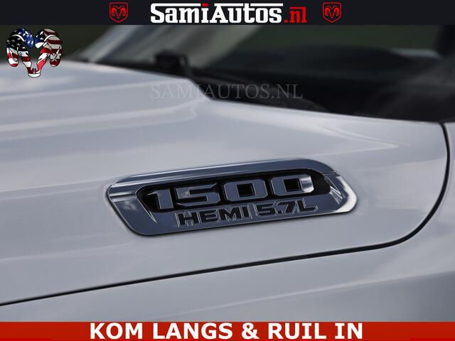 Dodge RAM PICKUP BOM VOL | 5.7 V8 HEMI 402 PK | LUCHTVERING | ADAPTIVE CRUISE | PANODAK | 360 CAMERA | OPEN UITLAAT KLEP | CREW CAB | DUBBELE CABINE | 5 PERSOONS | DC |