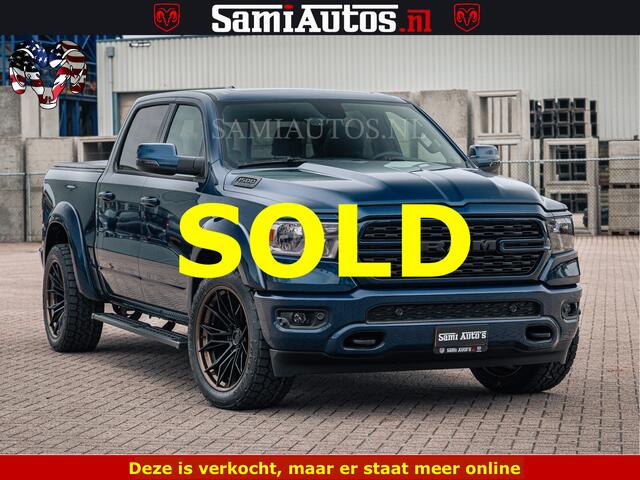 Dodge RAM PICKUP SPORT | 5.7 V8 4x4 HEMI | PANORAMA DAK | GROOTSCHEM 12 INCH | LPG | Patriot Blue CREW CAB | DUBBELE CABINE | 5 PERSOONS | DC | VOORRAAD NR 2557 - 3328
