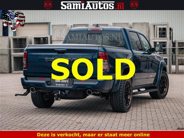 Dodge RAM PICKUP SPORT | 5.7 V8 4x4 HEMI | PANORAMA DAK | GROOTSCHEM 12 INCH | LPG | Patriot Blue CREW CAB | DUBBELE CABINE | 5 PERSOONS | DC | VOORRAAD NR 2557 - 3328