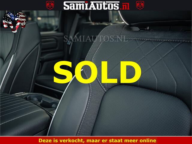 Dodge RAM PICKUP LIMITED H.O 540PK 706Nm | Massage + Full Option | De Meest Luxe en Volle Pick-Up in zijn Klasse | Comfortabele Dubbele Cabine met Royale 5 Zitplaatsen | BPM vrij | Nu Leverbaar uit Voorraad | Voorraad Nr 2298 - 7479