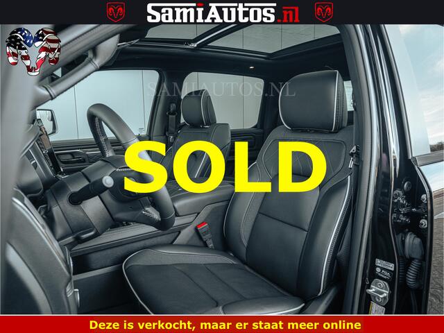 Dodge RAM PICKUP Limited SPORT H.O 540HP 706Nm | Massage + Full Option | De Meest Luxe en Volle Pick-Up in zijn Klasse | Comfortabele Dubbele Cabine met Royale 5 Zitplaatsen | BPM vrij | Nu Leverbaar uit Voorraad | Voorraad Nr 2348 - 5158