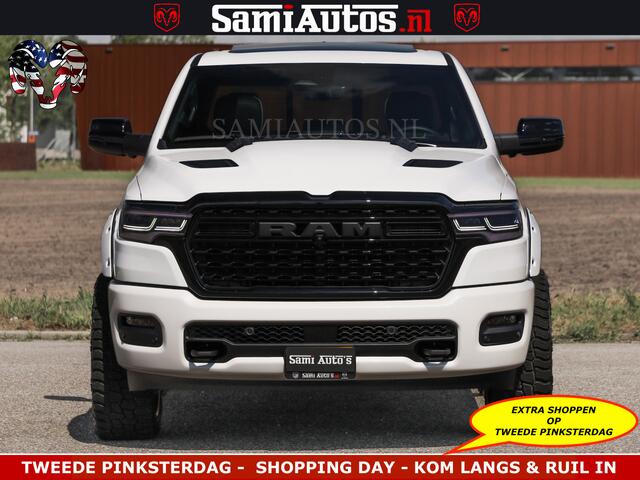 Dodge RAM PICKUP Limited Night High Output 540HP 706Nm | Massage + Full Option | De Meest Luxe en Volle Pick-Up in zijn Klasse | Comfortabele Dubbele Cabine met Royale 5 Zitplaatsen | BPM vrij | Nu Leverbaar uit Voorraad | Voorraad Nr 2351 - 7478