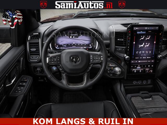 Dodge RAM PICKUP Limited Night High Output 540HP 706Nm | Massage + Full Option | De Meest Luxe en Volle Pick-Up in zijn Klasse | Comfortabele Dubbele Cabine met Royale 5 Zitplaatsen | BPM vrij | Nu Leverbaar uit Voorraad | Voorraad Nr 2335 - 5153 |