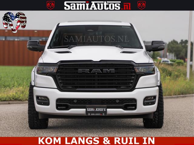 Dodge RAM PICKUP HUD | 420PK | LUCHTVERING | PANO | PASSAGIERSSCHERM | BOM EN BOM VOL | Comfortabele Dubbele Cabine met Royale 5 Zitplaatsen | DODGE RAM PREMIUM LARAMIE EDITION | Voorraad Nr 2230 - 8765