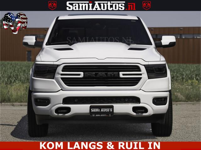 Dodge RAM PICKUP SPORT V8 5.7 402PK | Krachtige Hemi | Panorama Dak | 12' Scherm Comfortabele Dubbele Cabine met Royale 5 Zitplaatsen | NIEUW EN BPM vrij | Nu Leverbaar uit Voorraad | Nr 2529 - 1277 |