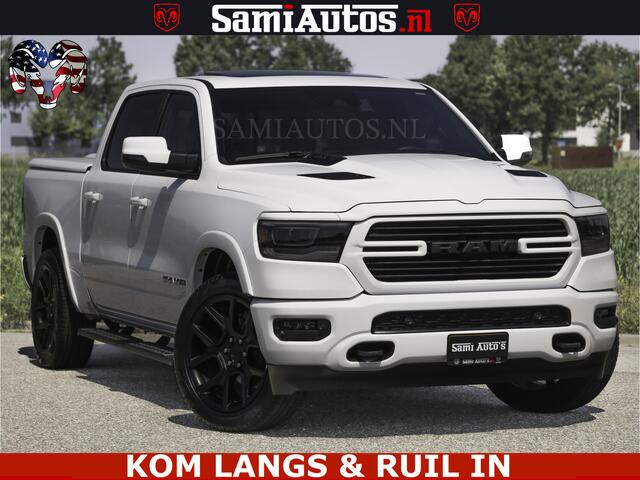 Dodge RAM PICKUP SPORT V8 5.7 402PK | Krachtige Hemi | Panorama Dak | 12' Scherm Comfortabele Dubbele Cabine met Royale 5 Zitplaatsen | NIEUW EN BPM vrij | Nu Leverbaar uit Voorraad | Nr 2529 - 1277 |