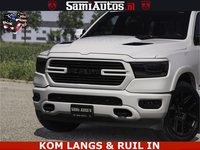 Dodge RAM PICKUP SPORT V8 5.7 402PK | Krachtige Hemi | Panorama Dak | 12' Scherm Comfortabele Dubbele Cabine met Royale 5 Zitplaatsen | NIEUW EN BPM vrij | Nu Leverbaar uit Voorraad | Nr 2529 - 1277 |