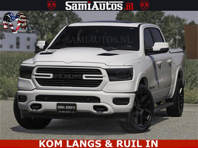 Dodge RAM PICKUP SPORT V8 5.7 402PK | Krachtige Hemi | Panorama Dak | 12' Scherm Comfortabele Dubbele Cabine met Royale 5 Zitplaatsen | NIEUW EN BPM vrij | Nu Leverbaar uit Voorraad | Nr 2529 - 1277 |